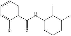 2-bromo-N-(2,3-dimethylcyclohexyl)benzamide 结构式