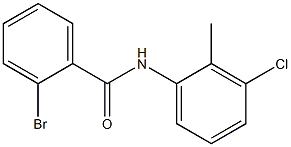 2-bromo-N-(3-chloro-2-methylphenyl)benzamide 结构式