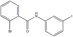 2-bromo-N-(3-iodophenyl)benzamide 结构式