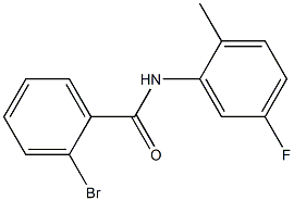 2-bromo-N-(5-fluoro-2-methylphenyl)benzamide 结构式