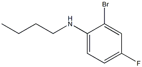 2-bromo-N-butyl-4-fluoroaniline 结构式