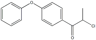 2-chloro-1-(4-phenoxyphenyl)propan-1-one 结构式