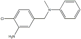 2-chloro-5-{[methyl(phenyl)amino]methyl}aniline 结构式