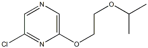 2-chloro-6-(2-isopropoxyethoxy)pyrazine 结构式