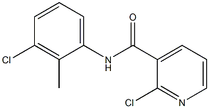 2-chloro-N-(3-chloro-2-methylphenyl)pyridine-3-carboxamide 结构式