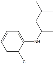 2-chloro-N-(4-methylpentan-2-yl)aniline 结构式