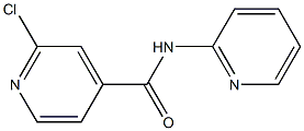 2-chloro-N-(pyridin-2-yl)pyridine-4-carboxamide 结构式