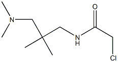 2-chloro-N-{2-[(dimethylamino)methyl]-2-methylpropyl}acetamide 结构式