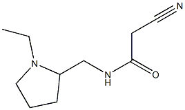 2-cyano-N-[(1-ethylpyrrolidin-2-yl)methyl]acetamide 结构式