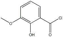 2-hydroxy-3-methoxybenzoyl chloride 结构式