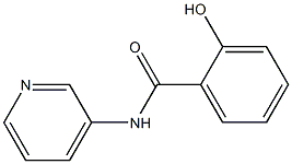 2-hydroxy-N-(pyridin-3-yl)benzamide 结构式