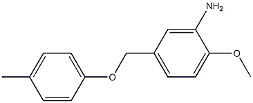 2-methoxy-5-(4-methylphenoxymethyl)aniline 结构式