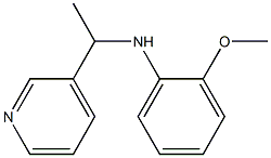 2-methoxy-N-[1-(pyridin-3-yl)ethyl]aniline 结构式