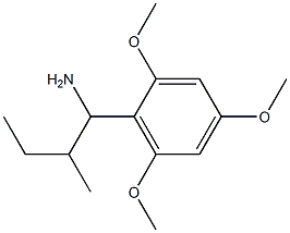 2-methyl-1-(2,4,6-trimethoxyphenyl)butan-1-amine 结构式