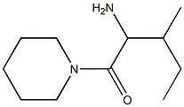 2-methyl-1-(piperidin-1-ylcarbonyl)butylamine 结构式