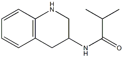 2-methyl-N-(1,2,3,4-tetrahydroquinolin-3-yl)propanamide 结构式