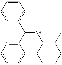 2-methyl-N-[phenyl(pyridin-2-yl)methyl]cyclohexan-1-amine 结构式