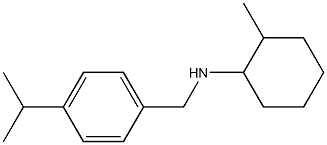 2-methyl-N-{[4-(propan-2-yl)phenyl]methyl}cyclohexan-1-amine 结构式