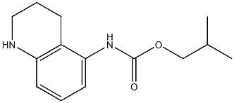 2-methylpropyl N-(1,2,3,4-tetrahydroquinolin-5-yl)carbamate 结构式