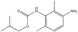 2-methylpropyl N-(3-amino-2,6-dimethylphenyl)carbamate 结构式