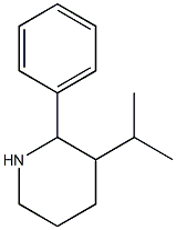 2-phenyl-3-(propan-2-yl)piperidine 结构式
