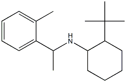 2-tert-butyl-N-[1-(2-methylphenyl)ethyl]cyclohexan-1-amine 结构式