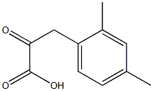 3-(2,4-dimethylphenyl)-2-oxopropanoic acid 结构式