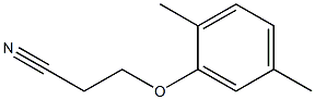 3-(2,5-dimethylphenoxy)propanenitrile 结构式