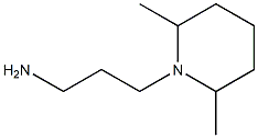 3-(2,6-dimethylpiperidin-1-yl)propan-1-amine 结构式