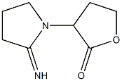 3-(2-iminopyrrolidin-1-yl)oxolan-2-one 结构式