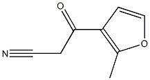 3-(2-methylfuran-3-yl)-3-oxopropanenitrile 结构式