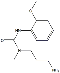 3-(3-aminopropyl)-1-(2-methoxyphenyl)-3-methylurea 结构式