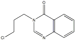 3-(3-chloropropyl)-3,4-dihydroquinazolin-4-one 结构式