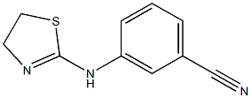 3-(4,5-dihydro-1,3-thiazol-2-ylamino)benzonitrile 结构式