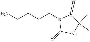 3-(4-aminobutyl)-5,5-dimethylimidazolidine-2,4-dione 结构式