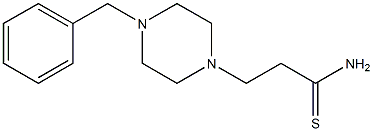 3-(4-benzylpiperazin-1-yl)propanethioamide 结构式