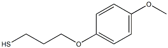 3-(4-methoxyphenoxy)propane-1-thiol 结构式