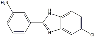 3-(5-chloro-1H-1,3-benzodiazol-2-yl)aniline 结构式