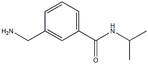 3-(aminomethyl)-N-isopropylbenzamide 结构式