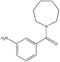 3-(azepan-1-ylcarbonyl)aniline 结构式