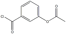 3-(carbonochloridoyl)phenyl acetate 结构式