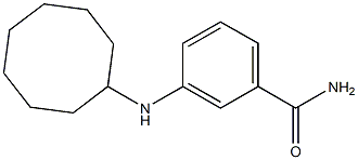 3-(cyclooctylamino)benzamide 结构式