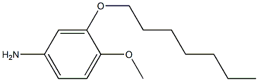 3-(heptyloxy)-4-methoxyaniline 结构式