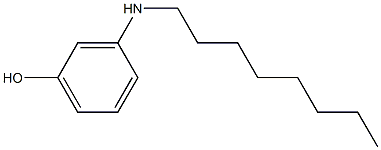 3-(octylamino)phenol 结构式