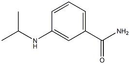 3-(propan-2-ylamino)benzamide 结构式