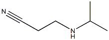 3-(propan-2-ylamino)propanenitrile 结构式