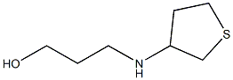 3-(thiolan-3-ylamino)propan-1-ol 结构式