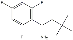 3,3-dimethyl-1-(2,4,6-trifluorophenyl)butan-1-amine 结构式