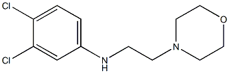 3,4-dichloro-N-[2-(morpholin-4-yl)ethyl]aniline 结构式