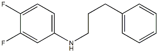 3,4-difluoro-N-(3-phenylpropyl)aniline 结构式